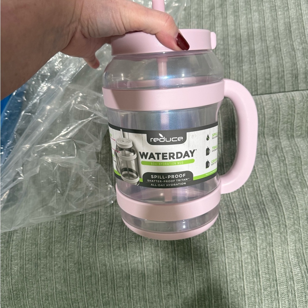 Reduce Waterday Pink Water Jug new